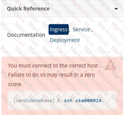 CKA Question 13